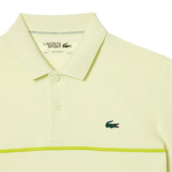 Мужское теннисное поло Lacoste Sport Tennis Piped Technical Piqué - желтый