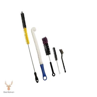 Комплект ершиков для чистки кальяна 4 шт.+ щетка