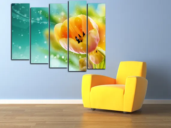 Модульная картина "Праздник весны"