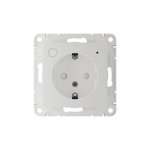 ATLASDESIGN SMART РОЗЕТКА с заземл., со шт., Zigbee, L+N, 16А, мех., БЕЛЫЙ