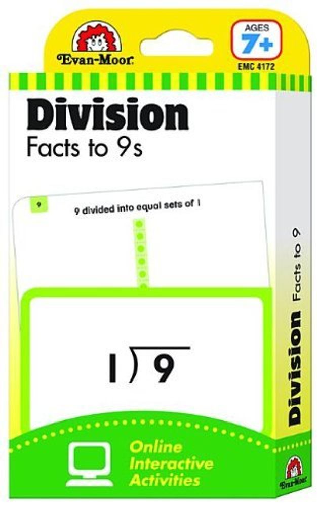 Flashcards - Division Facts through the 9&#39;s