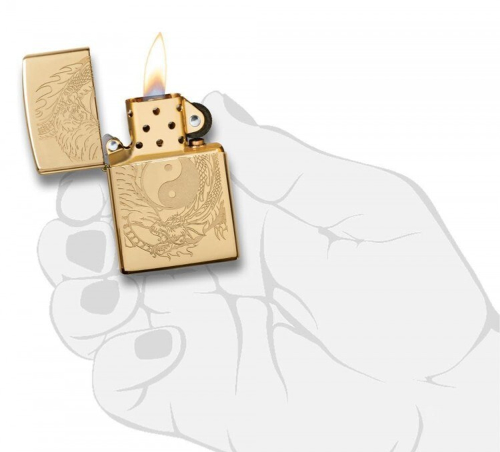Зажигалка ZIPPO 49024 Tiger and Dragon Design