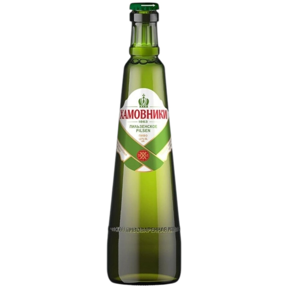 Пиво Хамовники Пильзенское 0,45 л. glass