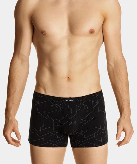 Трусы мужские боксеры (3шт), Atlantic 3MH-171, черные + желтые + серые