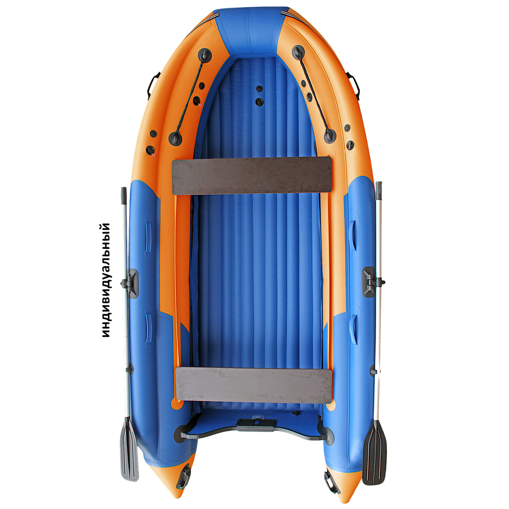 Лодка ПВХ Angler SKAT Тритон 390NDFi с Интегрированным фальшбортом ( Скат 390FI ) -