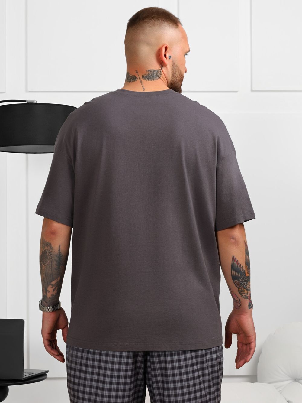 Фуфайка (футболка) мужская Генри-4 Виотекс ГРАФИТОВЫЙ