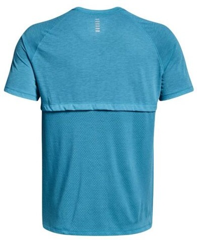 Мужская теннисная футболка Under Armour Men's Streaker Run Short Sleeve - capri/reflective