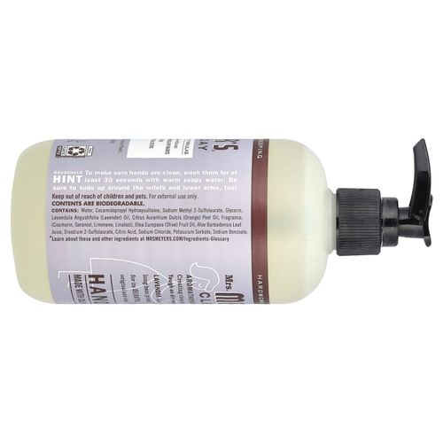 Mrs. Meyers Clean Day, Мыло для рук, с ароматом лаванды, 370 мл (12,5 жидк. унц.)