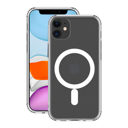 Силиконовая накладки для IPhone Clear Case Magnetic MagSafe