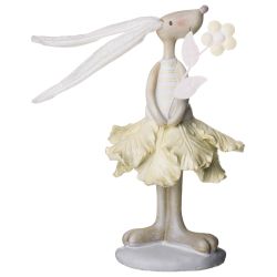 ФИГУРКА ДЕКОРАТИВНАЯ КРОЛИК 10,8*10,8*26,5 СМ