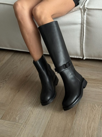 Сапоги из натуральной кожи