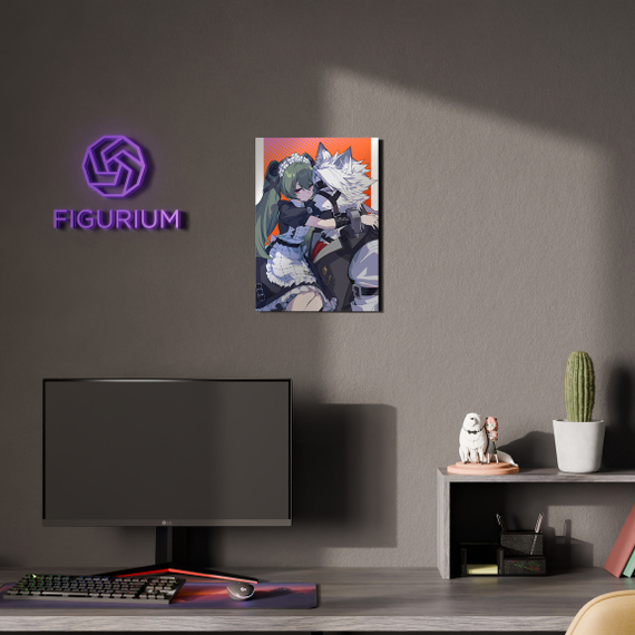 Постер Corin x Lycaon - Zenless Zone Zero