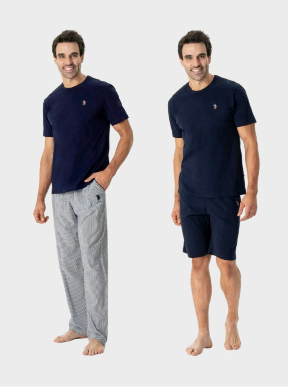 Пижама-тройка с брюками и шортами U.S. Polo Assn
