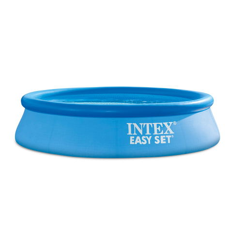яяБас  Бассейн  с надувным бортом 244х61см Intex Easy Set 1942л