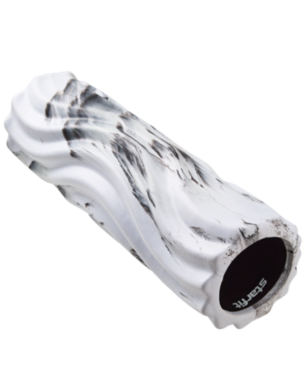 Ролик массажный FA-525, EVA/PP, низкая жесткость, 45x14 cм, белый/черный