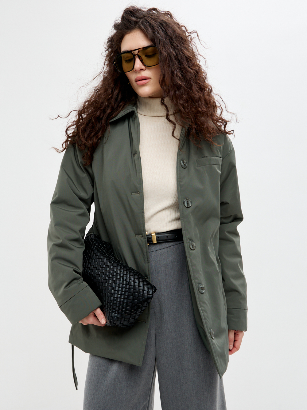 Зеленая куртка Hedman