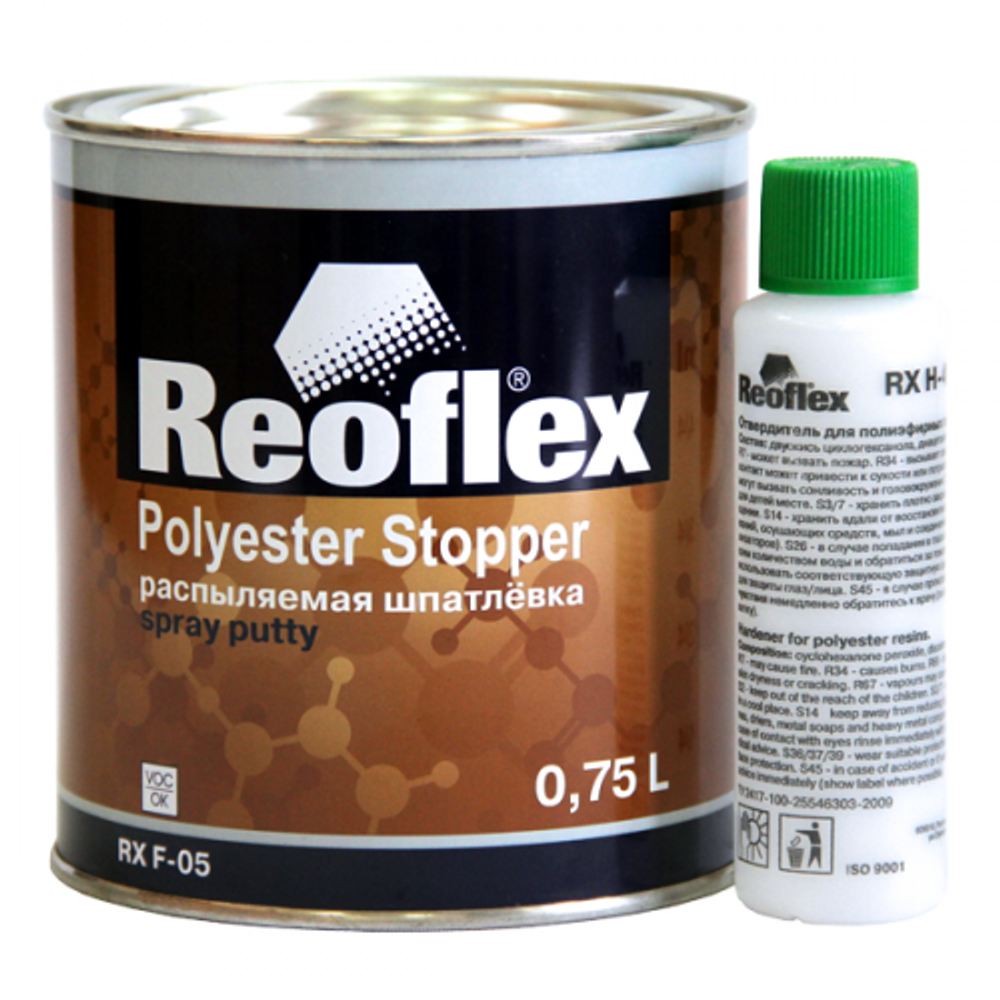 REOFLEX Шпатлевка жидкая REOFLEX SPRAY 0,75кг