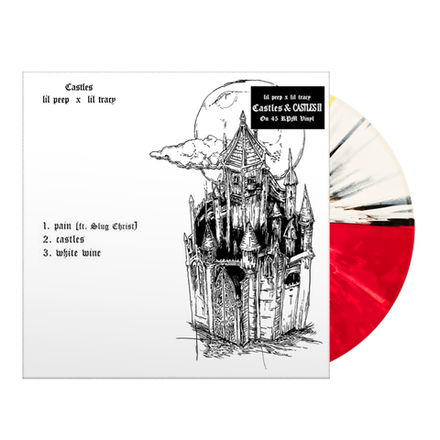 Lil Peep x Lil Tracy Castles I / Castles II (Quad-Split Red/Yellow Splatter & White/Black Splatter)