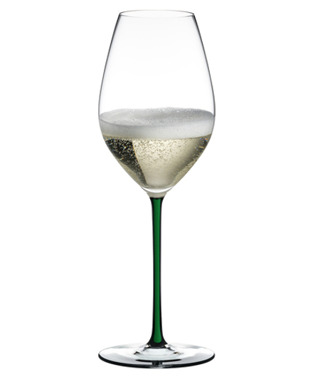 Riedel Fatto a Mano Фужер Champagne Wine Glass 445мл с зеленой ножкой
