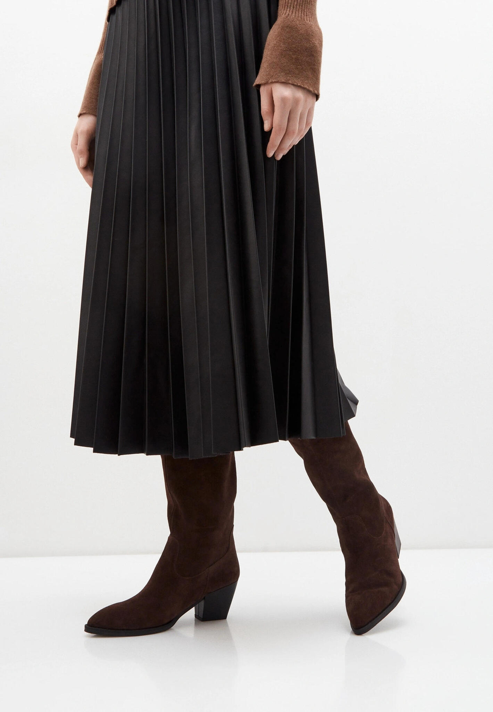 Полусапоги // Helen // Cacao // Suede