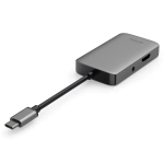 Адаптер Wiwu Alpha USB-C 5 в 1 на USB 3.0/Type-C/HDMI/VGA/Stereo (A513HVP) (Grey)
