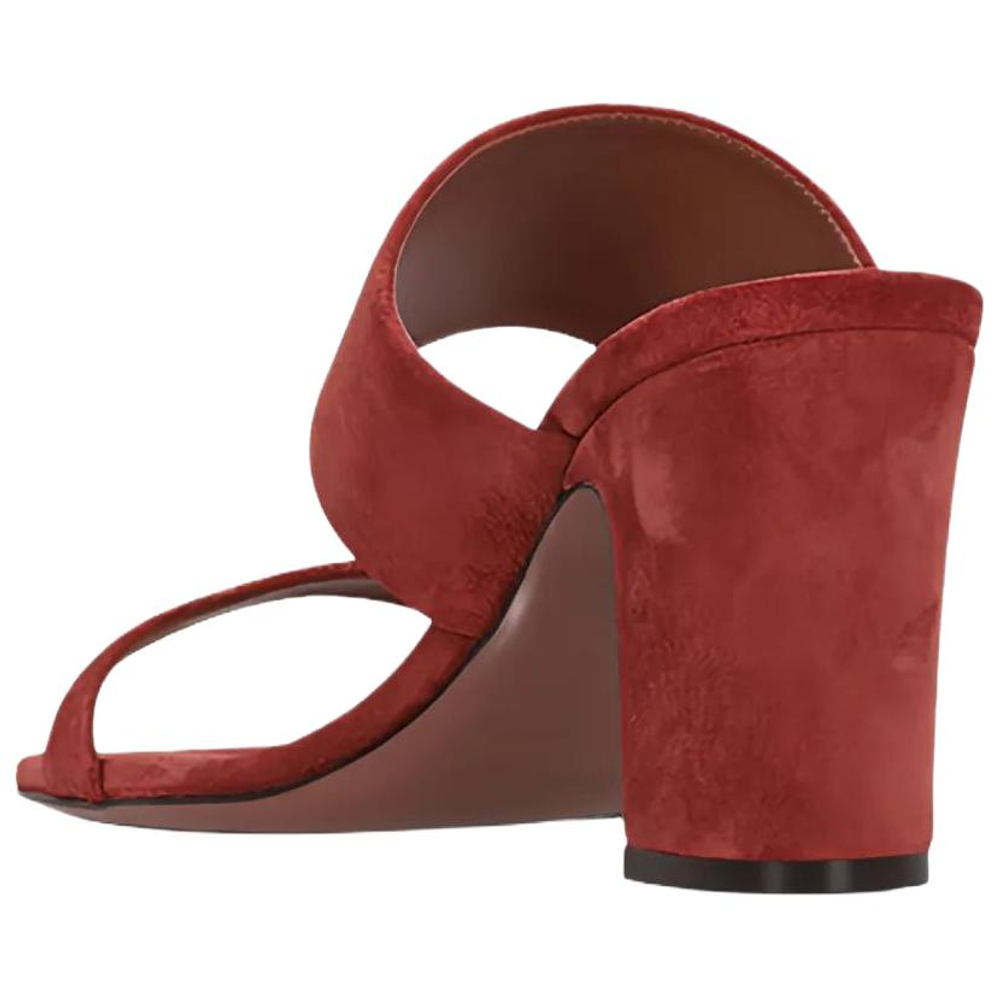 Paris Texas Slide Slippers 7.5cm Women"s Red