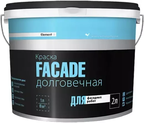 Краска Alpa Element SE Facade долговечная для фасадных работ белая