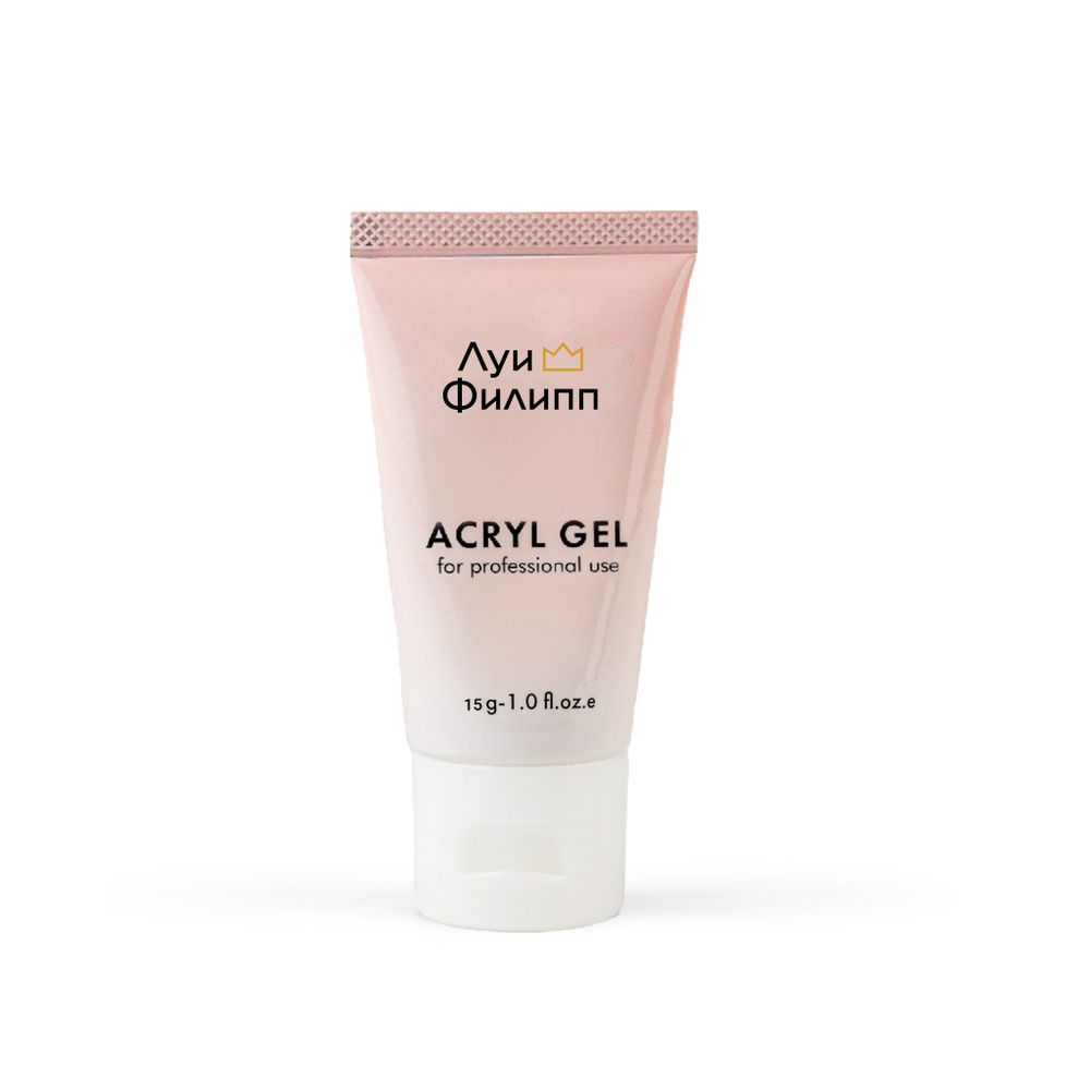 Луи Филипп Acryl Gel Clear - Полигель для наращивания ногтей бесцветный, 15мл