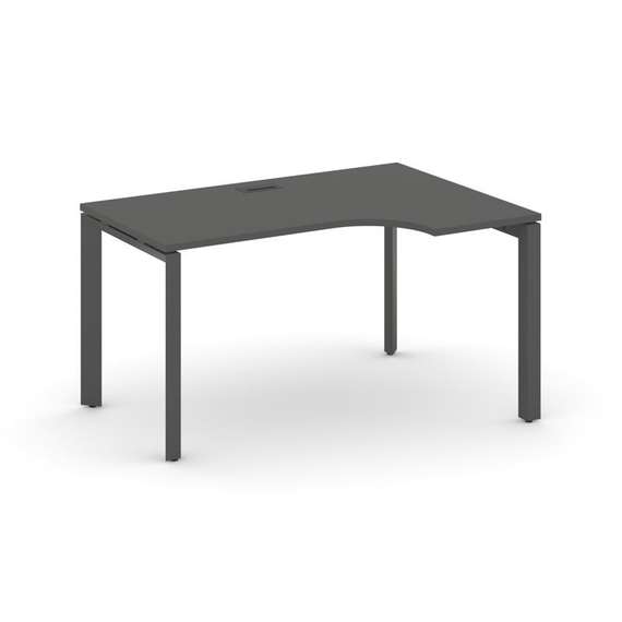 Style Project Стол рабочий эргономичный SN-59P.SPA-022(R) Антрацит/Металл Антрацит/Черный Заглушка 1