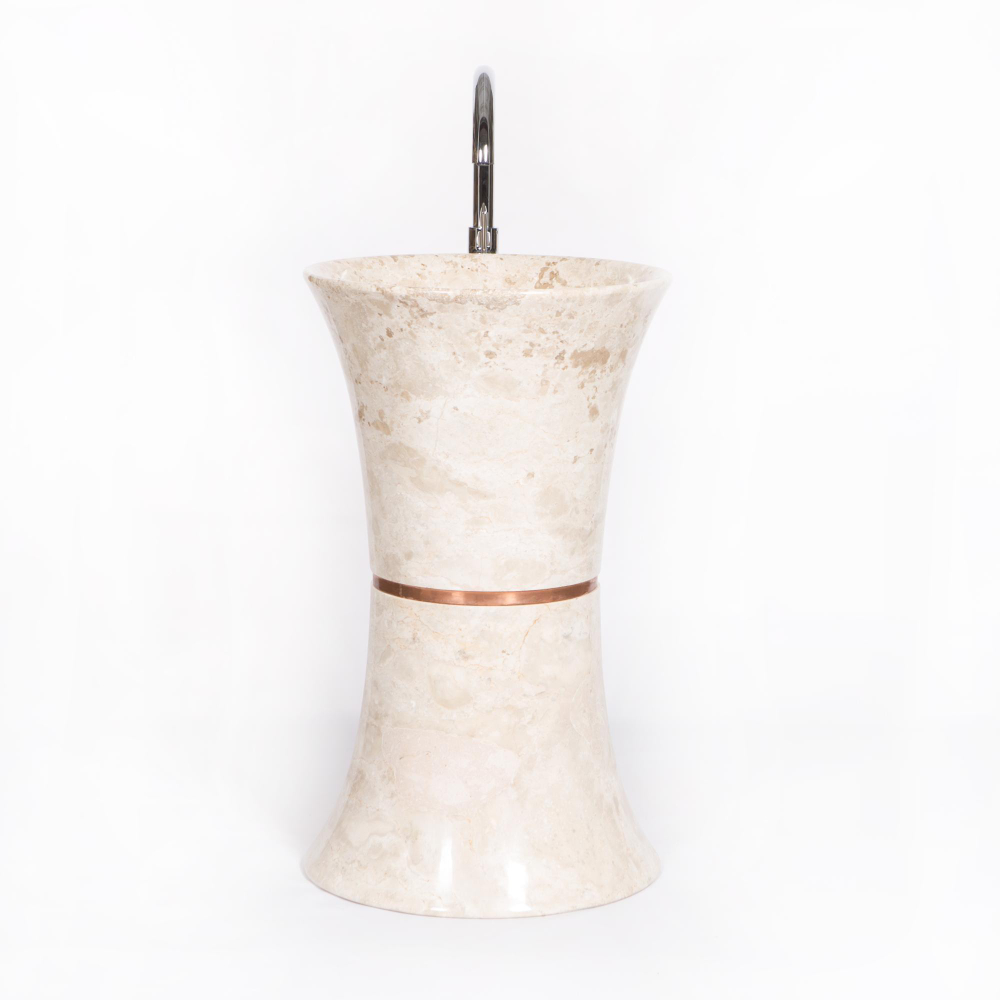Раковина напольная из мрамора Pedestal MN-63224 50*50*90