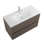 Тумба с раковиной подвесная BelBagno UNO-1200-2C-SO-СO Бежевый матовый, раковина белая BB-8099-120