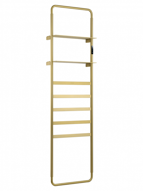 Полотенцесушитель электрический WONZON & WOGHAND DÜSSELDORF, Брашированное золото (WW-A205-BG)