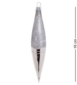 НФШ-1249/2 Набор ел.украшений из сосулек 4шт «Снежный» 140 мм