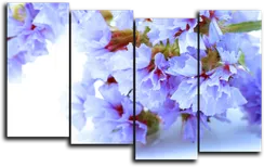 Модульная картина "Белая лазурь"