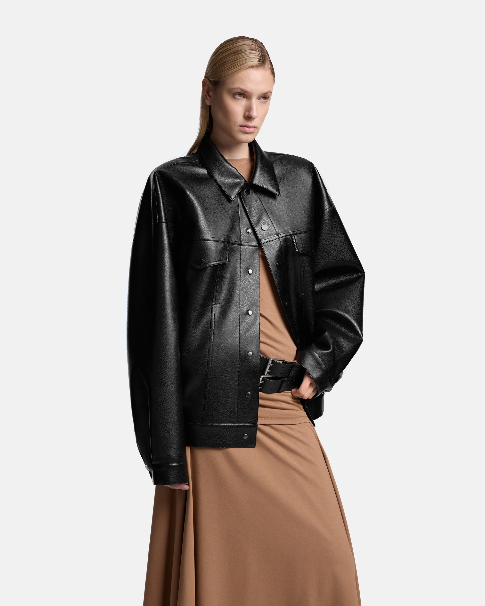 ДЖИНСОВКА ИЗ ЭКОКОЖИ