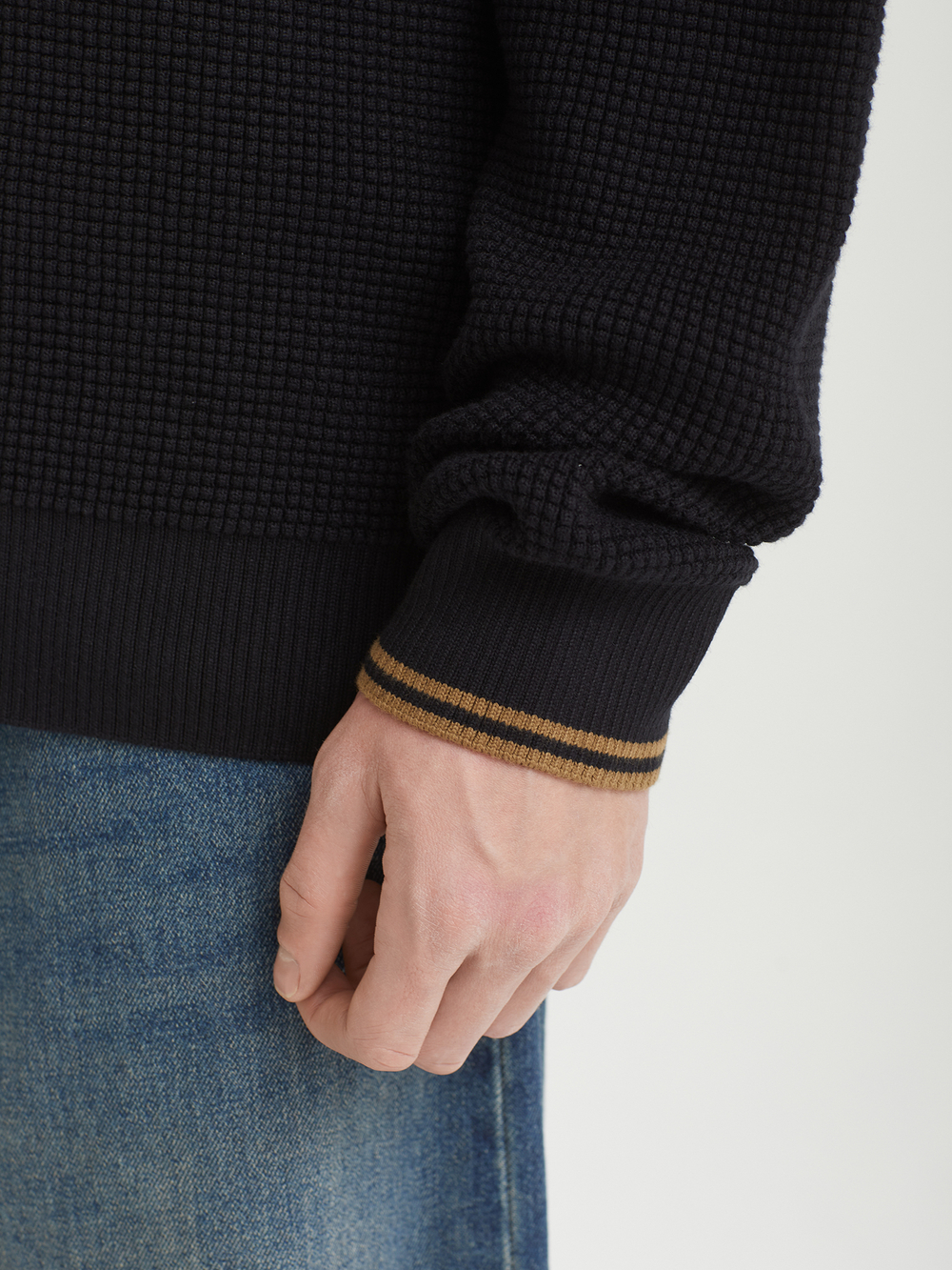 Мужской Свитер Waffle Stitch