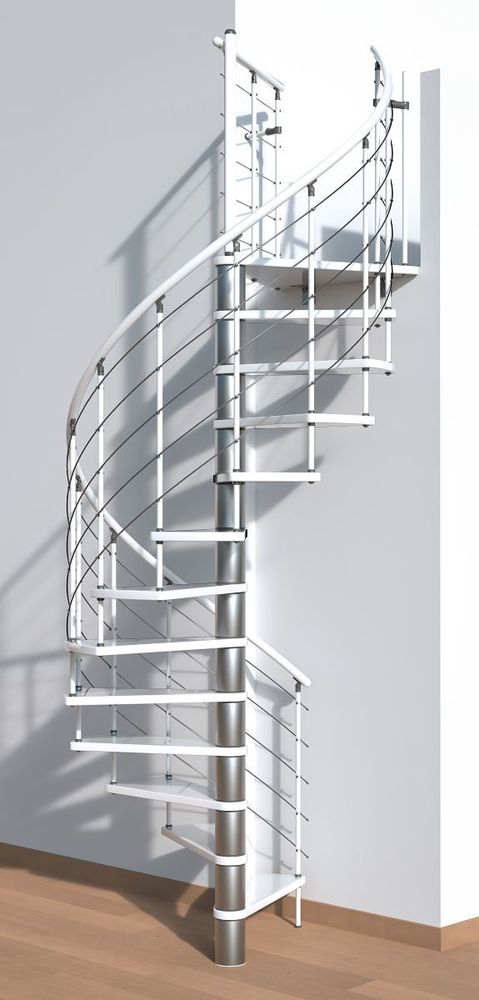 Винтовая лестница MINKA Venezia 160 бук,белый/белое