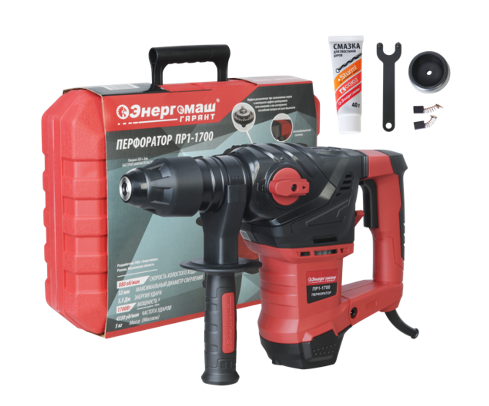 Перфоратор SDS Plus Энергомаш ГАРАНТ ПР1-1700