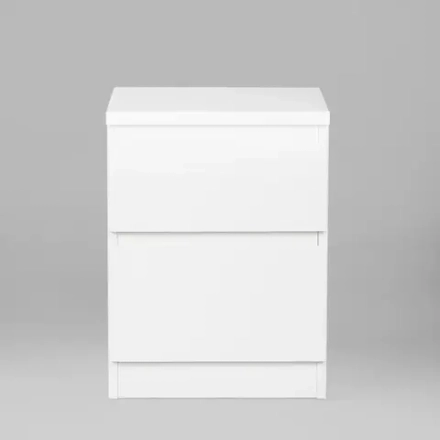КАСТОР тумба 2 ящика RU белая