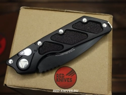 Нож Microtech DOC - черная рукоять, черный клинок RK-455