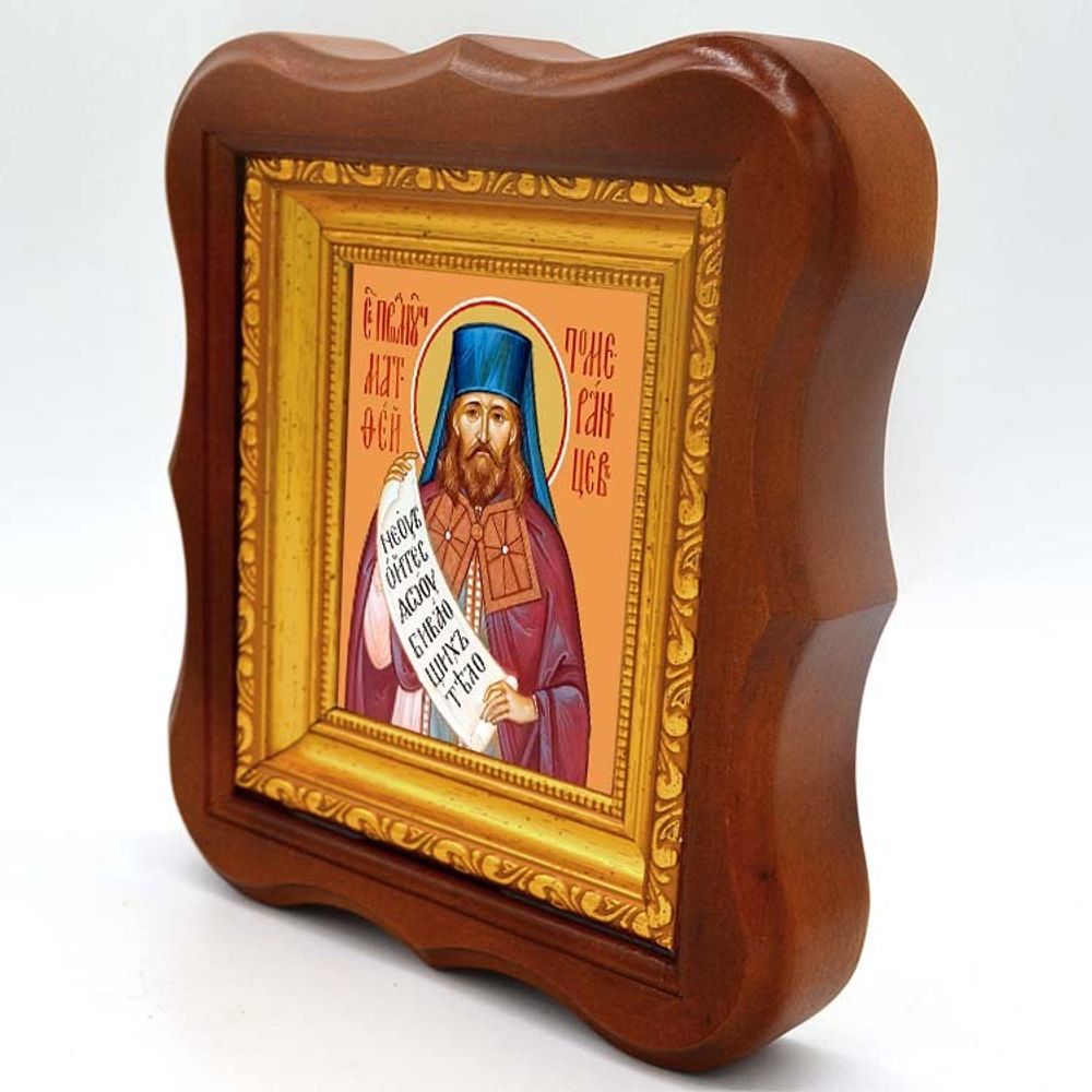 Матфей Померанцев преподобномученик. Икона на холсте.