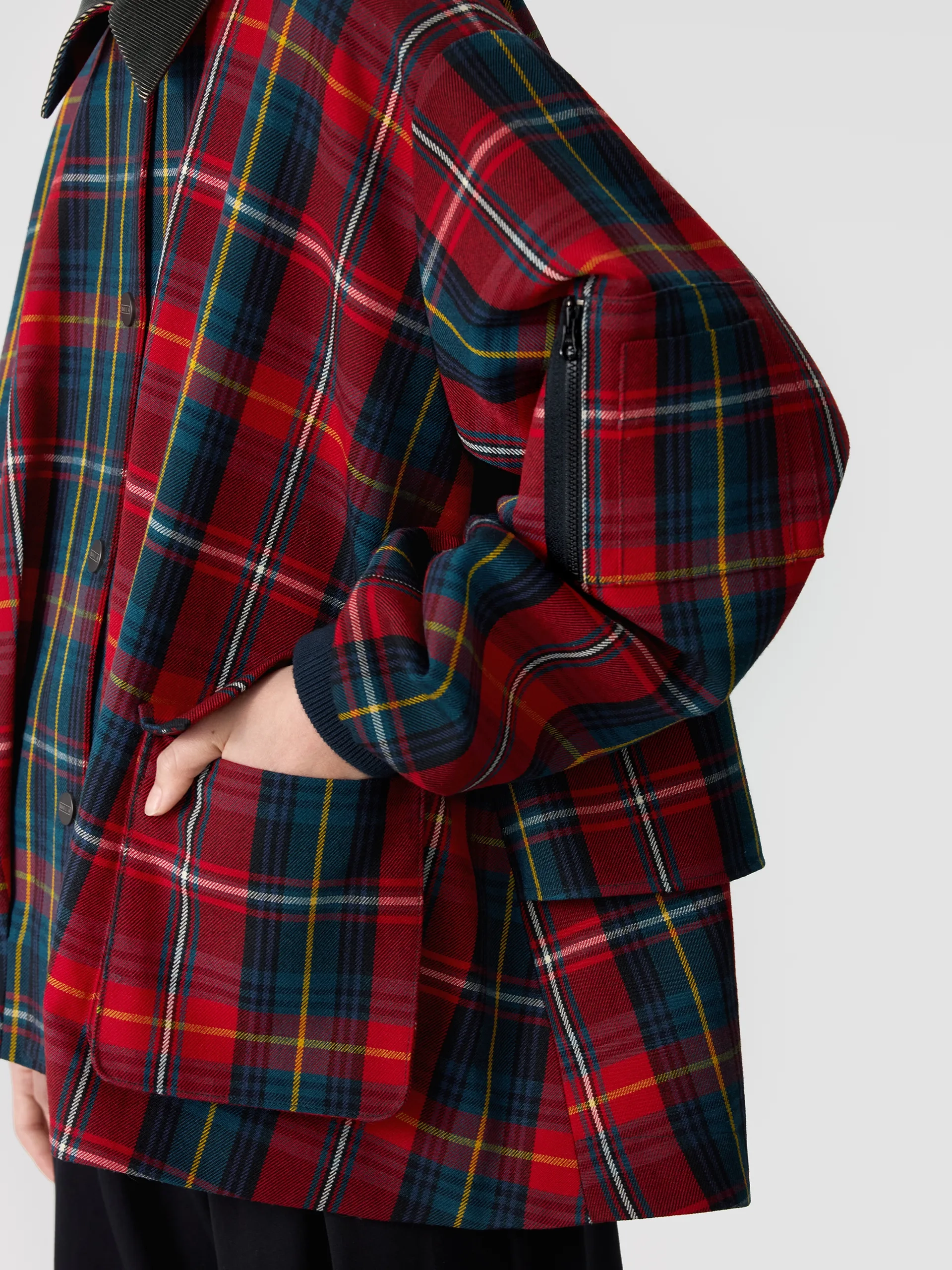 Куртка оверсайз из шерсти OLA OLA