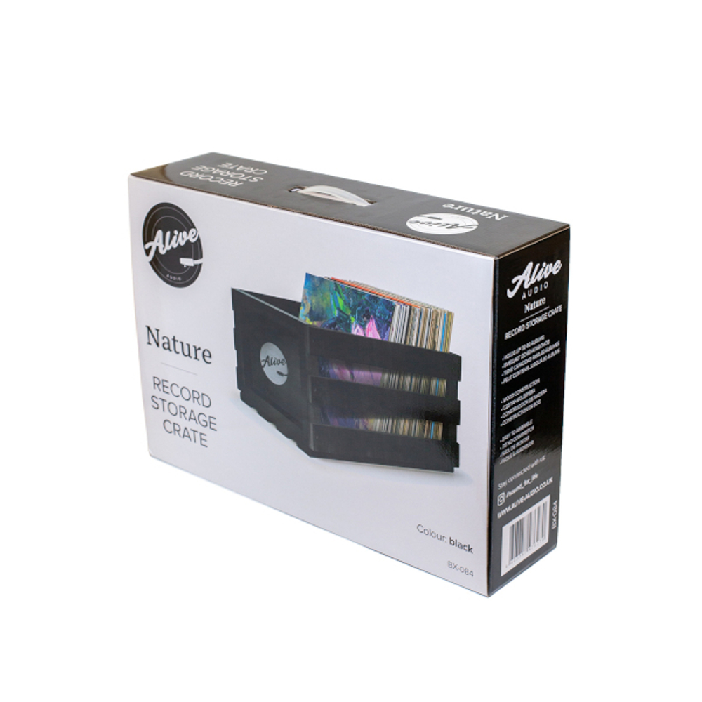 Ящик Для Хранения Пластинок Alive Audio Nature (Black)