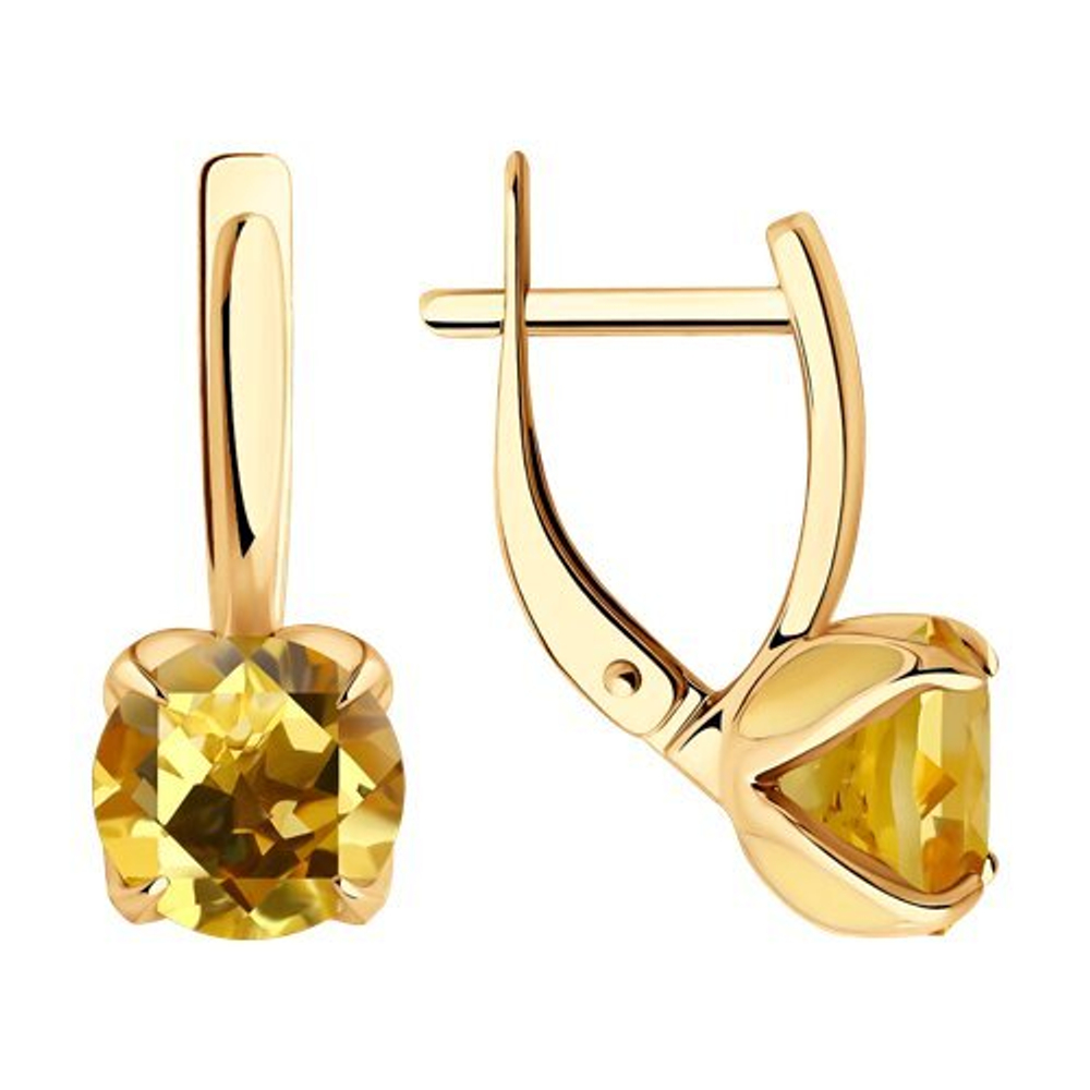 Серьги из золота 585 пробы