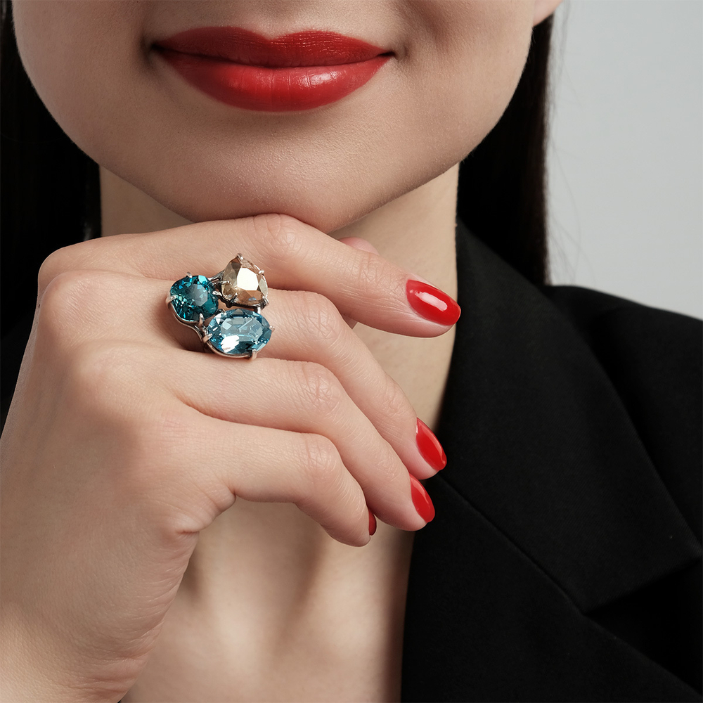 "Бьюти" кольцо из коллекции "Подиум" от Jenavi