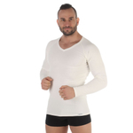 Мужской термолонгслив с рукавами-реглан (Размер: XL) (Цвет: черный)