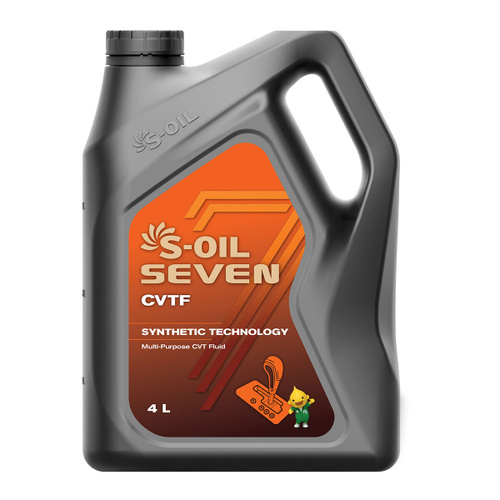 Масло трансмиссионное  синтетическое  S-OIL SEVEN CVTF "7 CVTF", 4л