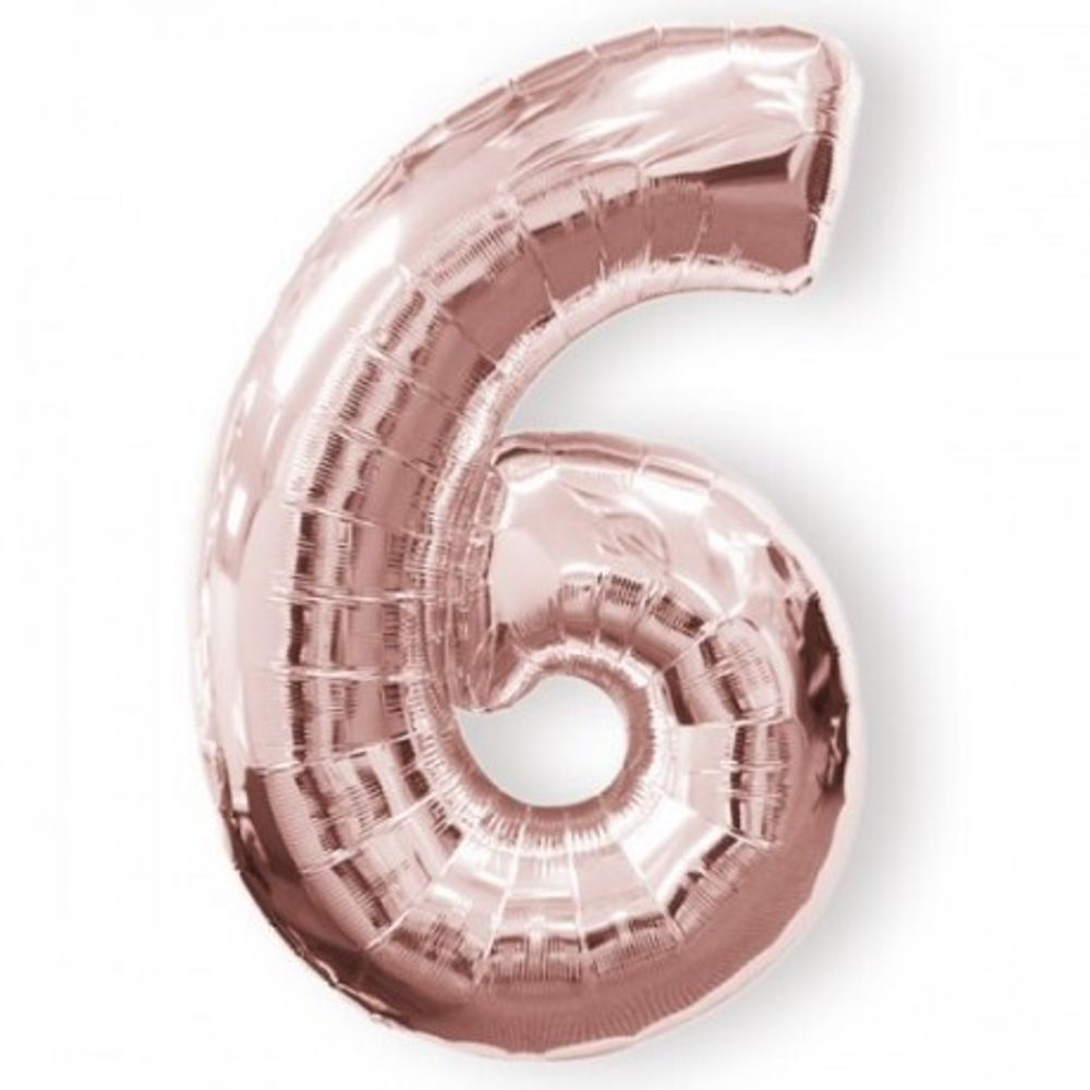 Цифра "6" (цвет на выбор) 1 шт