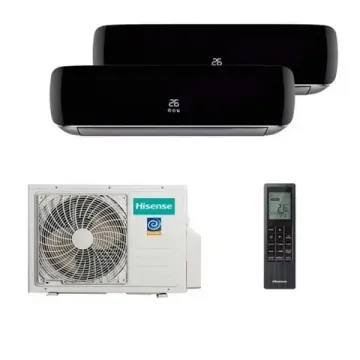 Мультисплит система на 2 комнаты Hisense AMS-09UW4RVETG00(B) x 2 / AMW2-14U4RGC