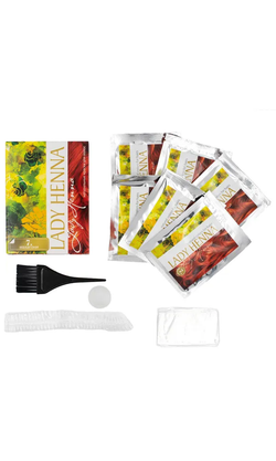 Краска натуральная на основе хны Махагони Lady Henna